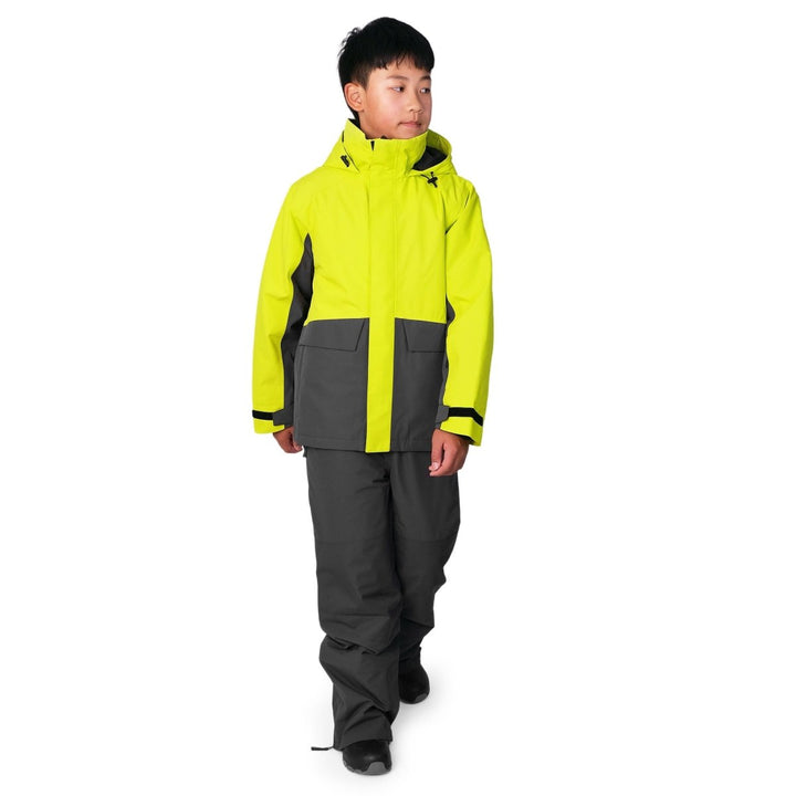 Jan &amp; Jul Toasty-Dry Alpine Kids Ski Jacket | Electric Lime - Nest and Sprout-Jan &amp; Jul