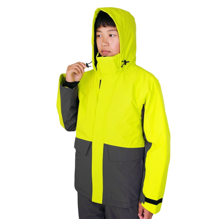Jan &amp; Jul Toasty-Dry Alpine Kids Ski Jacket | Electric Lime - Nest and Sprout-Jan &amp; Jul
