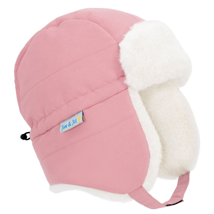 Jan & Jul Toasty-Dry Trapper Hat – Dusty Pink - Nest and Sprout-Jan & Jul