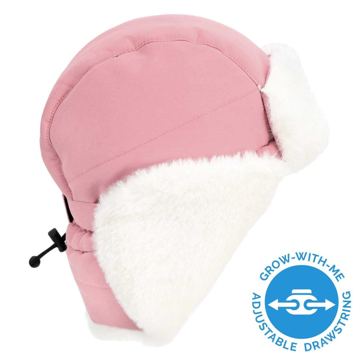 Jan & Jul Toasty-Dry Trapper Hat – Dusty Pink - Nest and Sprout-Jan & Jul