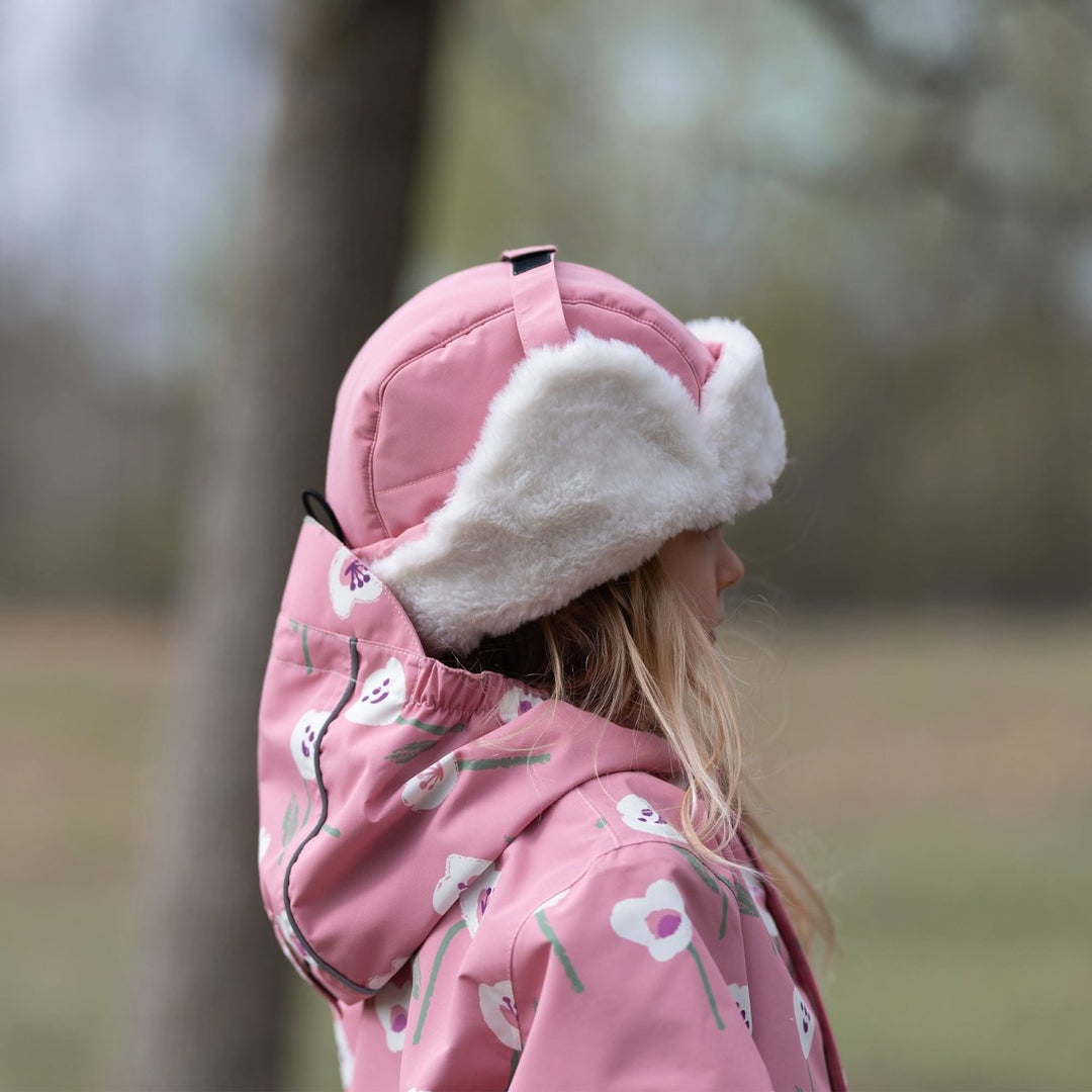 Jan & Jul Toasty-Dry Trapper Hat – Dusty Pink - Nest and Sprout-Jan & Jul