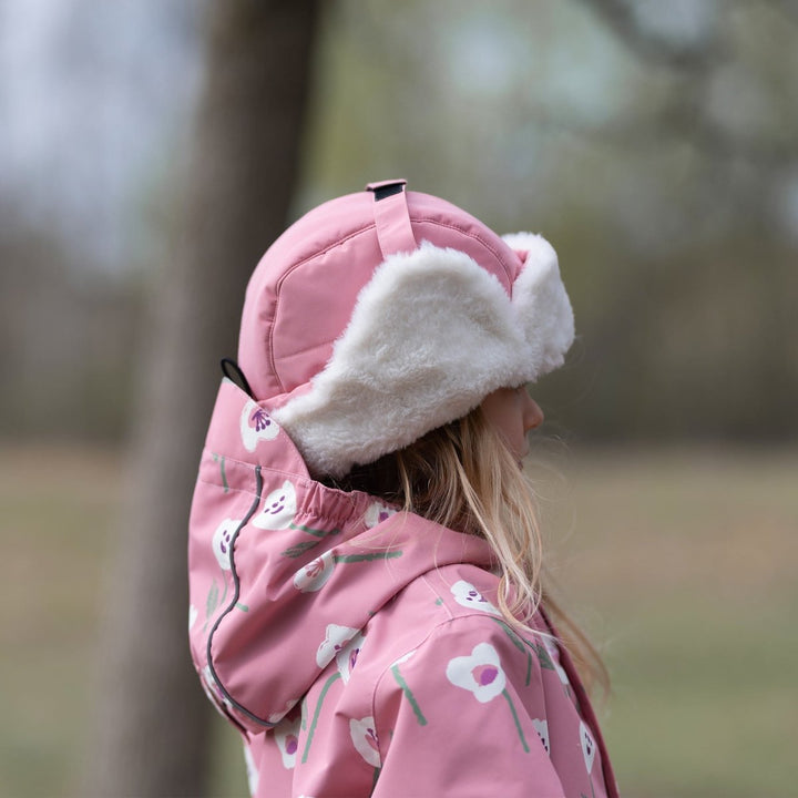 Jan & Jul Toasty-Dry Trapper Hat – Dusty Pink - Nest and Sprout-Jan & Jul