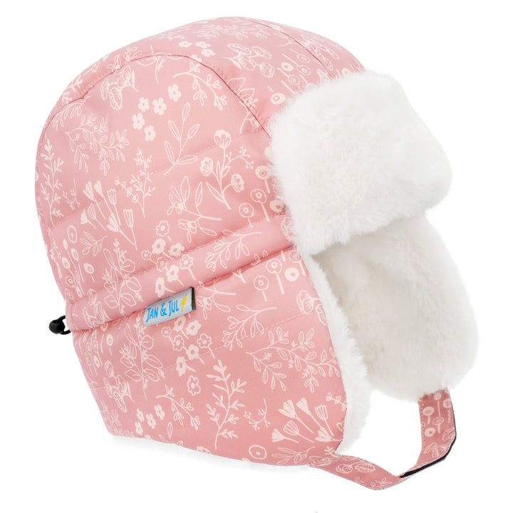 Jan & Jul Toasty-Dry Trapper Hat | Prairie Flowers