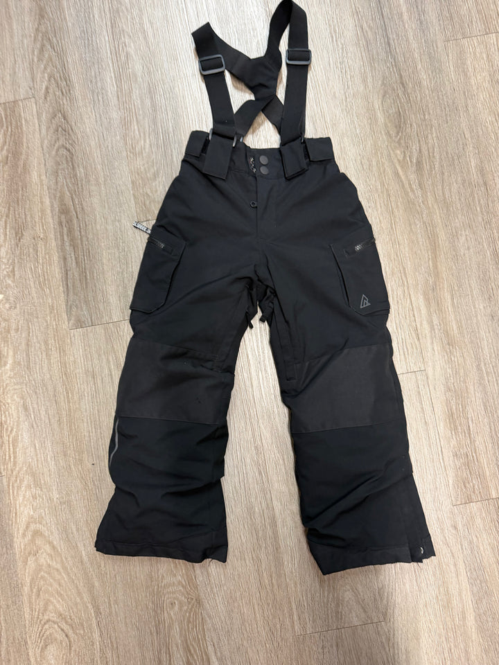 Ripzone 8K Snow Pants Black with Suspenders | Size XS
