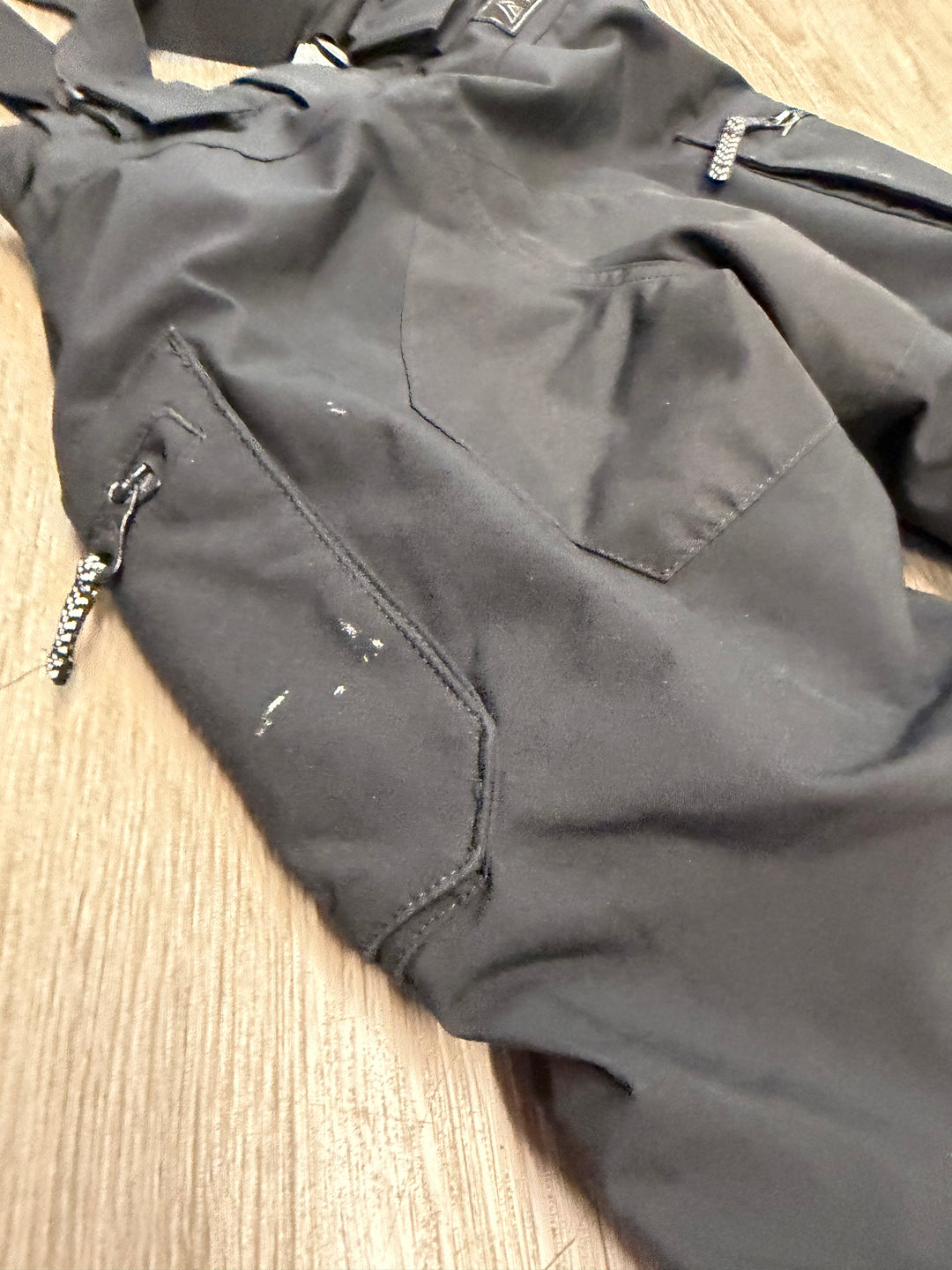 Ripzone 8K Snow Pants Black with Suspenders | Size XS