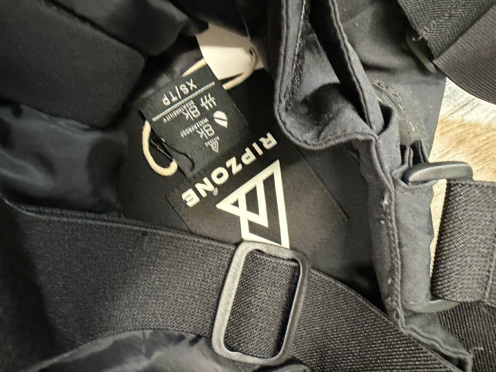 Ripzone 8K Snow Pants Black with Suspenders | Size XS