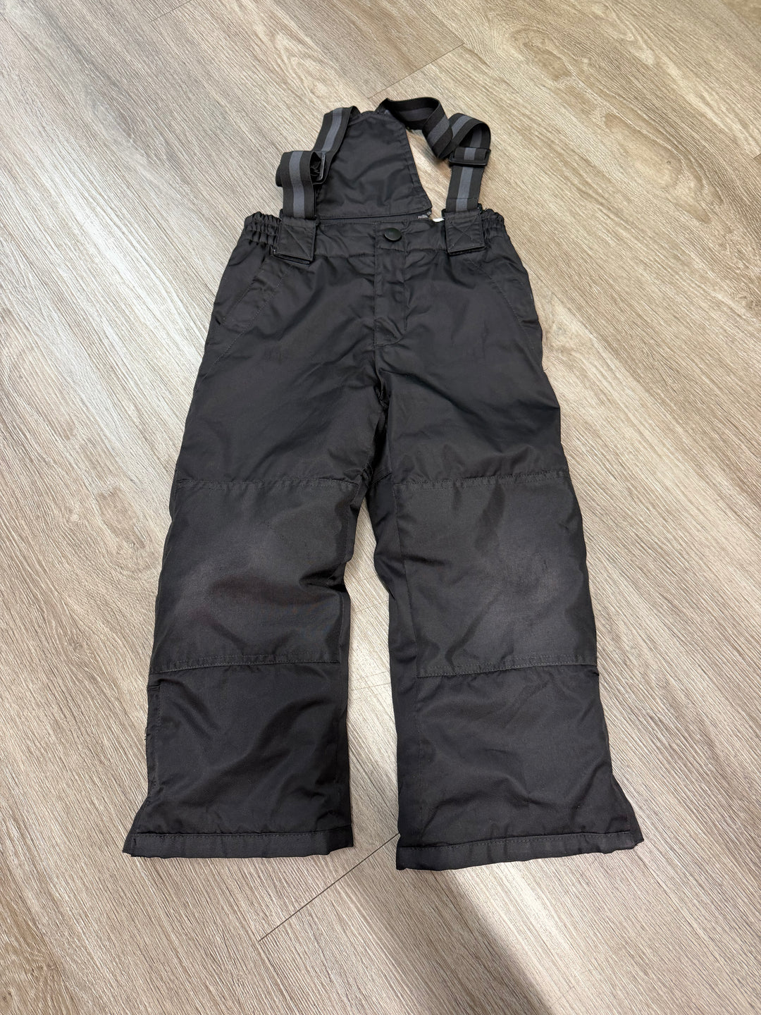 Athletic Works Snow Pants – XS (4–5Y) | Black Suspenders Removable Adjuster