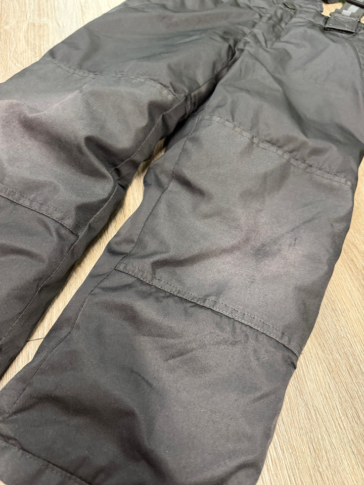 Athletic Works Snow Pants – XS (4–5Y) | Black Suspenders Removable Adjuster