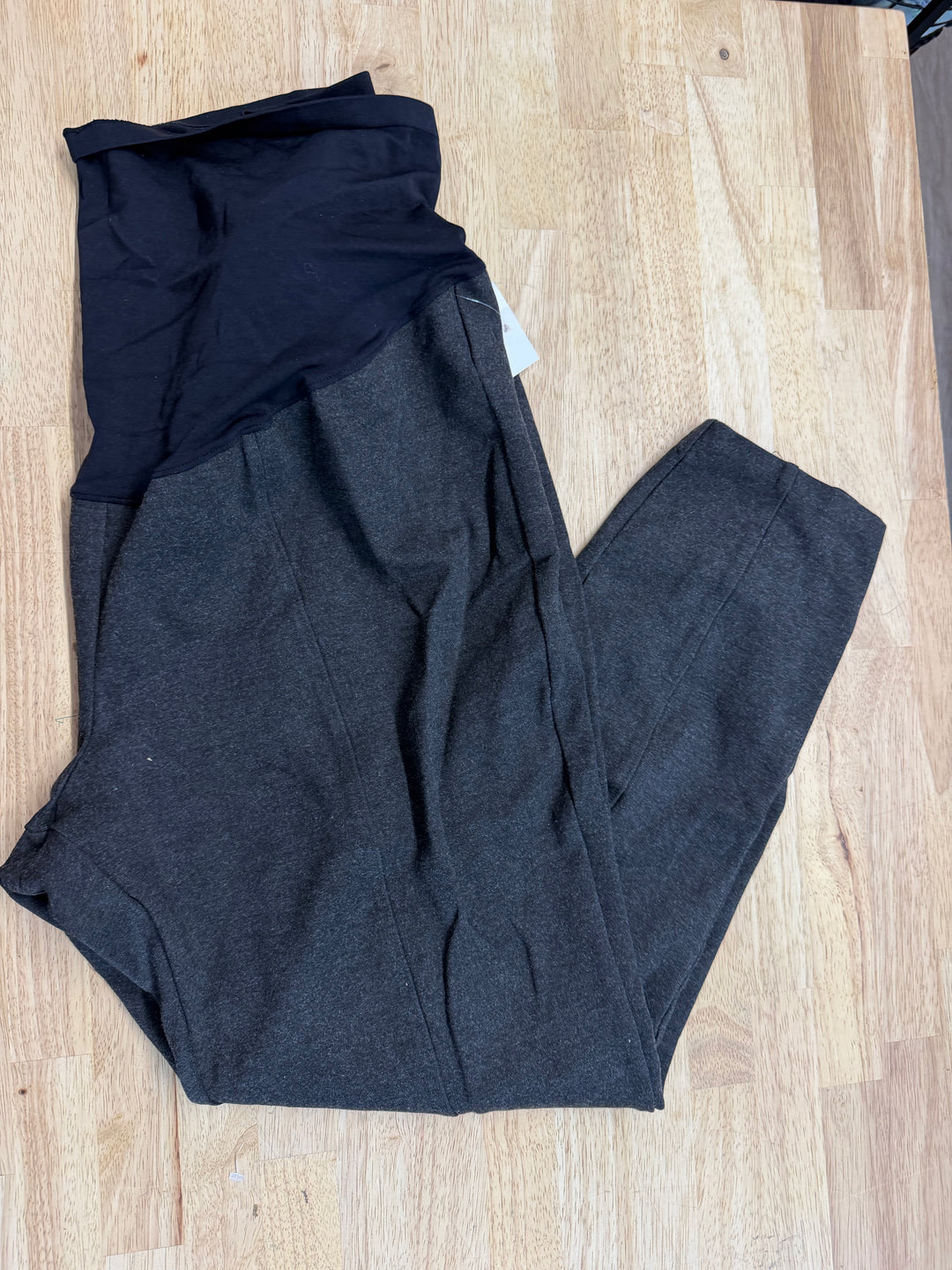 Old Navy Maternity Skinny Dress Pants – XL | Charcoal Black Belly Panel