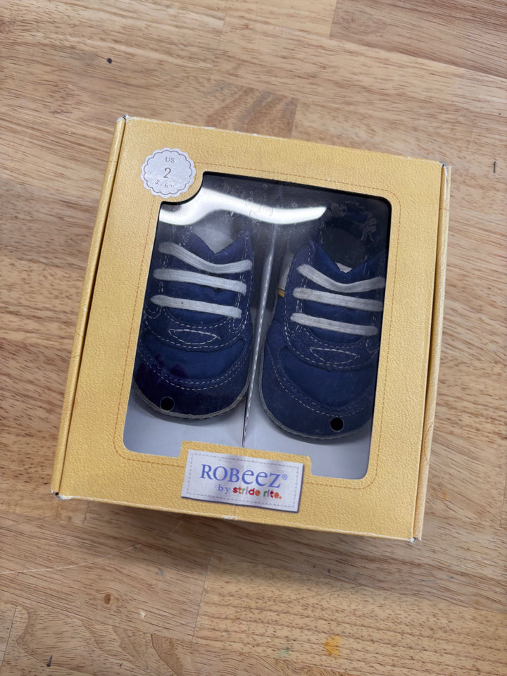 Robeez Size 2, Speedy Petey Blue NWT