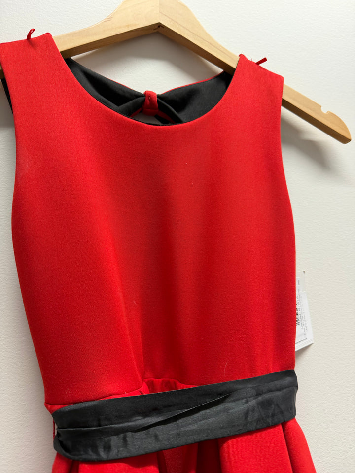 Special Occasion Dress Red Black Tulle | Size 12
