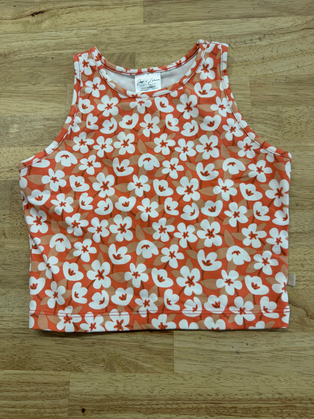Youth High Neck Tank 10/11y | Sundae Bloom