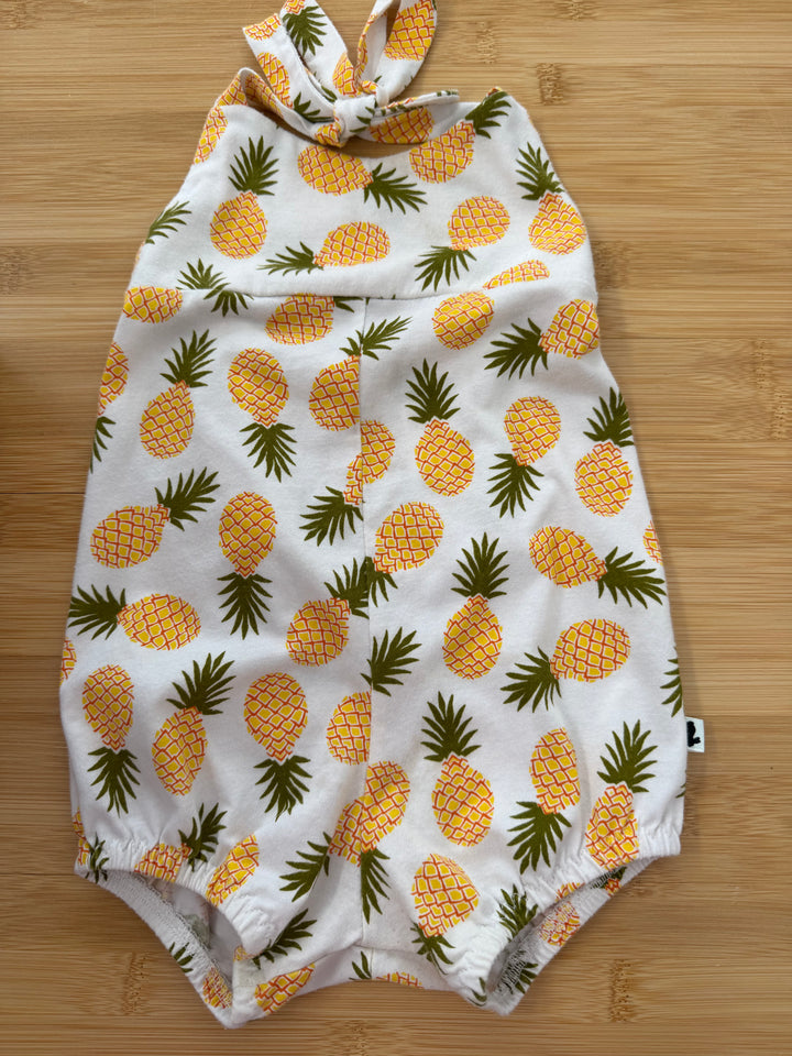 Little & Lively Romper – Size 12m (Pineapple Bubble, Halter)