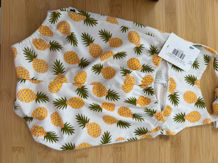 Little & Lively Romper – Size 12m (Pineapple Bubble, Halter)