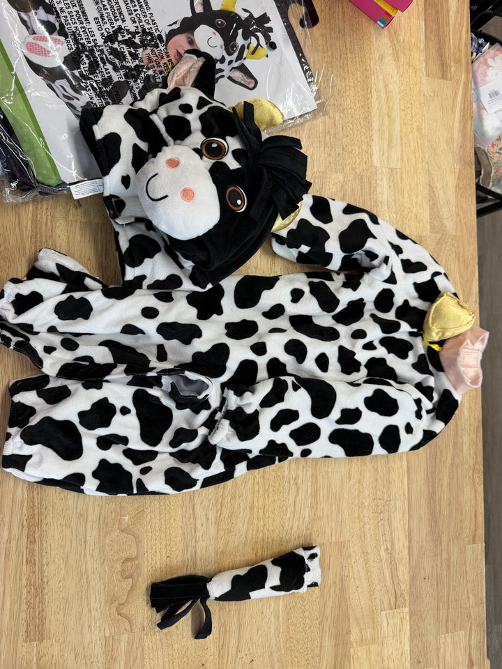 Mini Moo Cow Costume – 6-12 Months | Fleece Body and Hood Cover