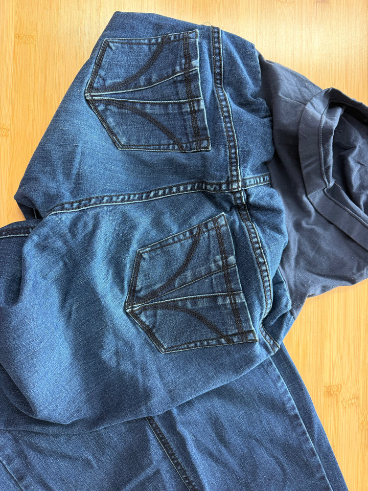 Indigo Blue Maternity Skinny Jeans – M | Denim | Elastic Waist