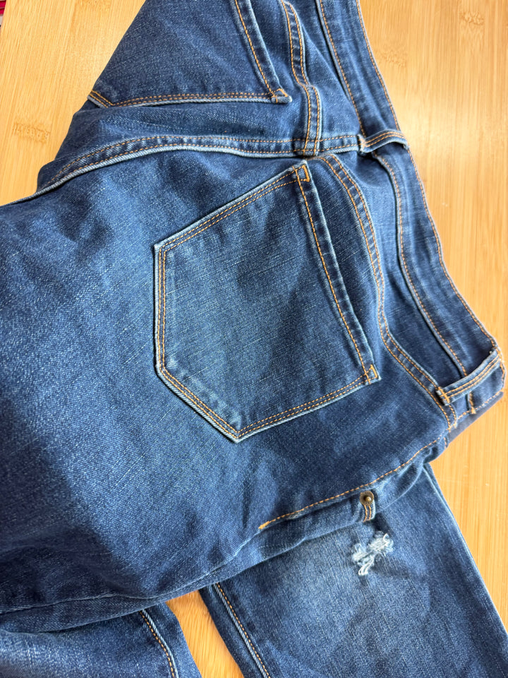 Old Navy Maternity Rockstar Super Skinny Jeans – 8 | Denim | Front Low Panel