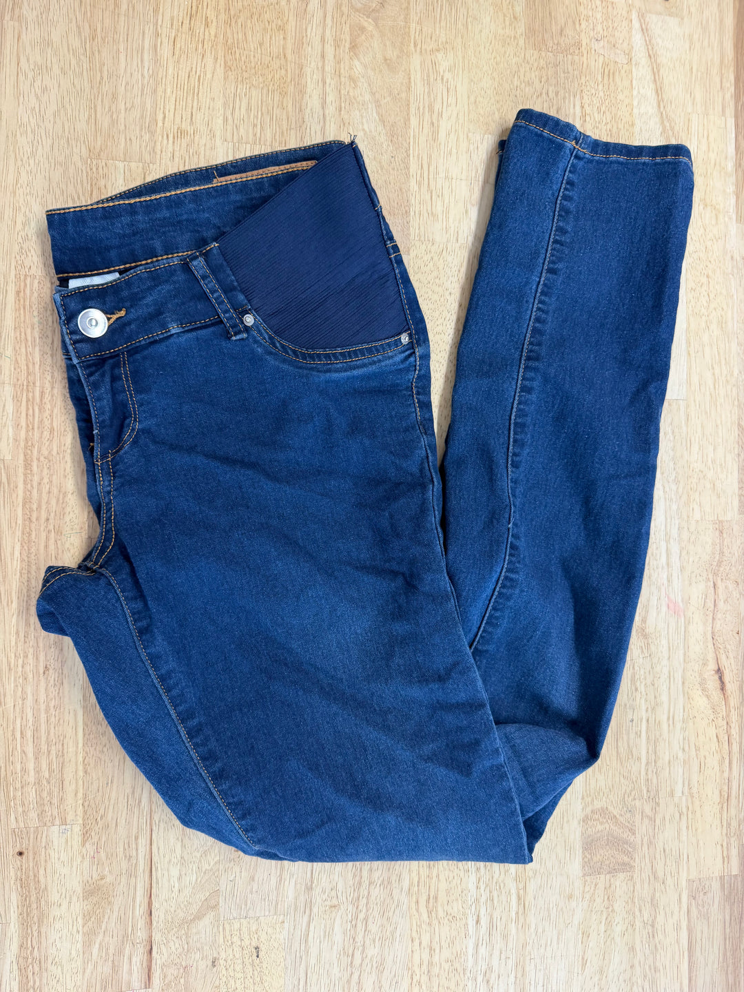 H&amp;M Mama Maternity Jeans – 10 | Dark Wash | Skinny | Side Panel