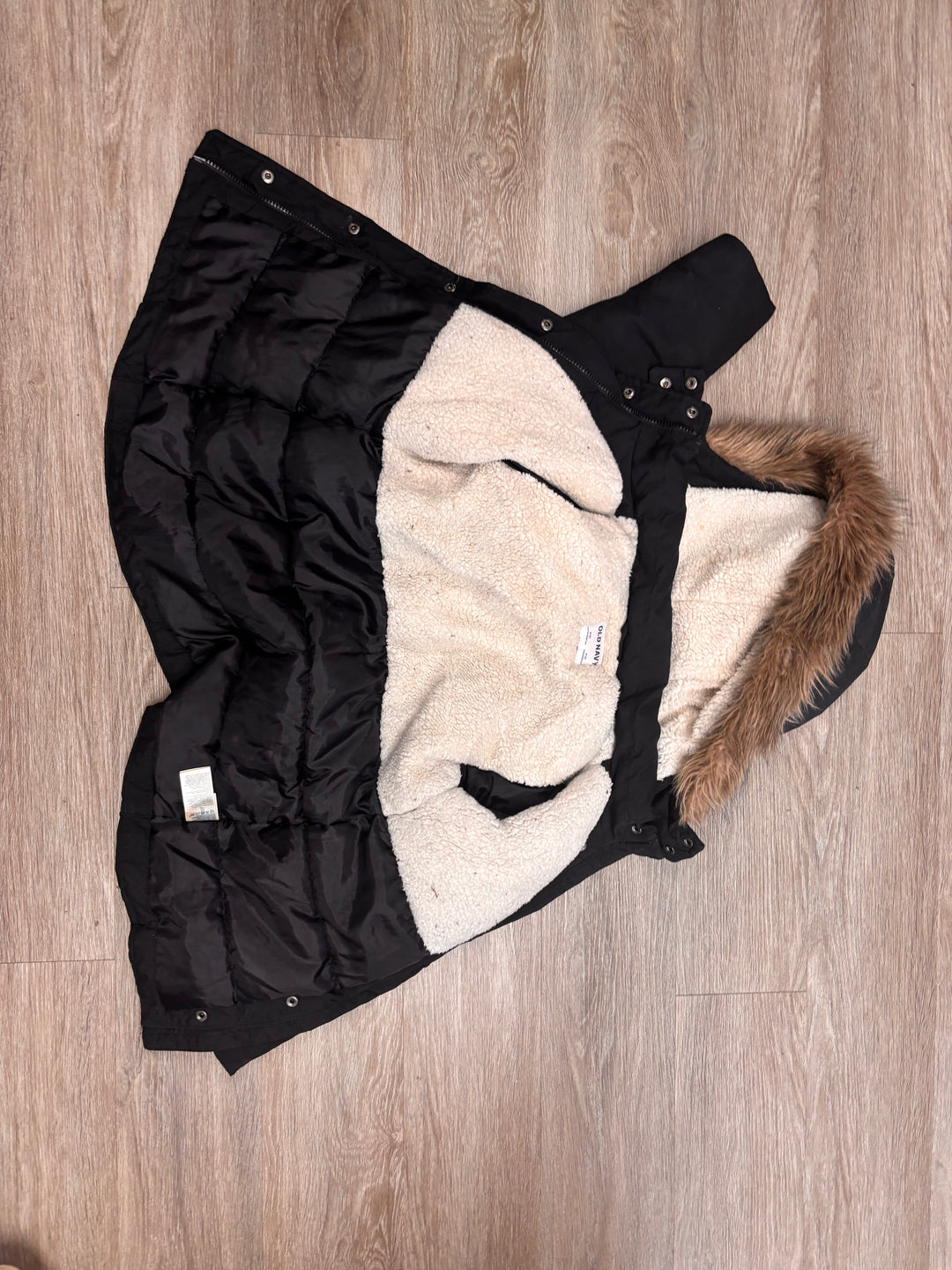 Old Navy Sherpa Jacket – Size 8 play