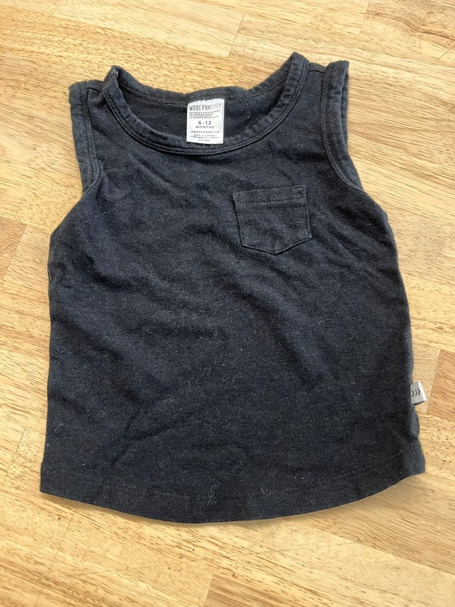 Modern Baby Tank Top – Size 6–12 Months - Nest and Sprout - Consignment
