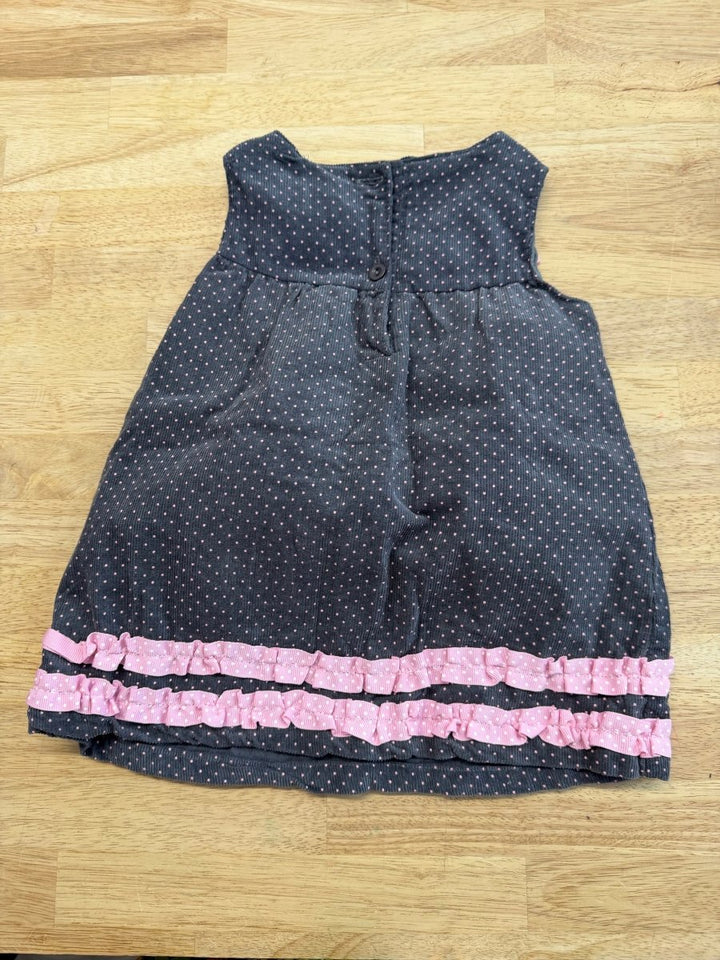 Young Hearts Corduroy Dress Poodle Appliqué | Size 18M - Nest and Sprout - Consignment