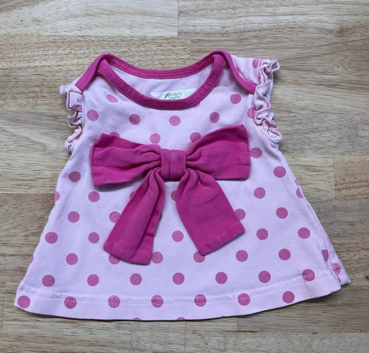 Peekaboo Beans Shirt – Size 3–6 Months - Nest and Sprout - Consignment