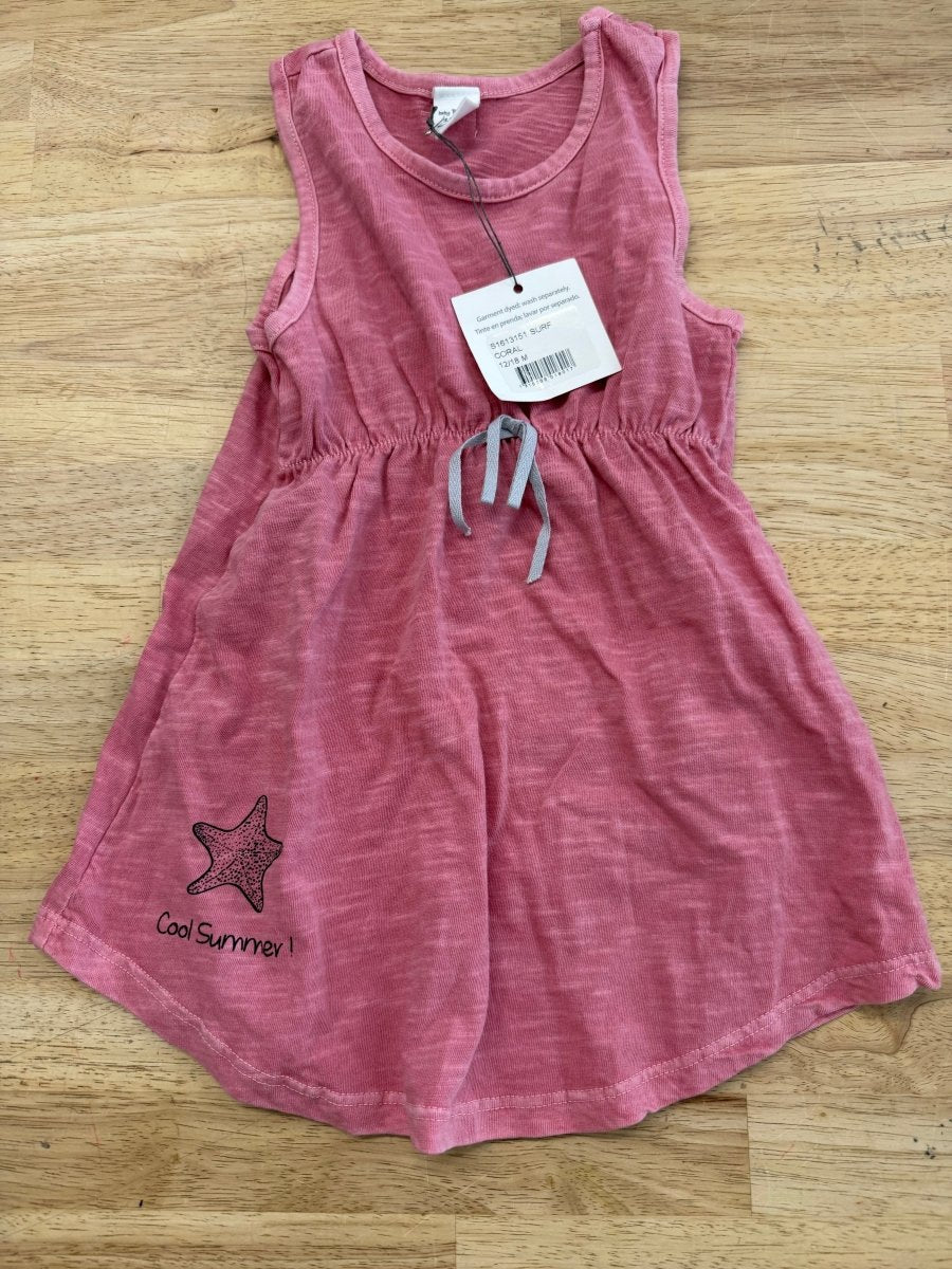Beans Barcelona Sleeveless Dress Dusty Pink NWT | 12 - 18M - Nest and Sprout - Consignment
