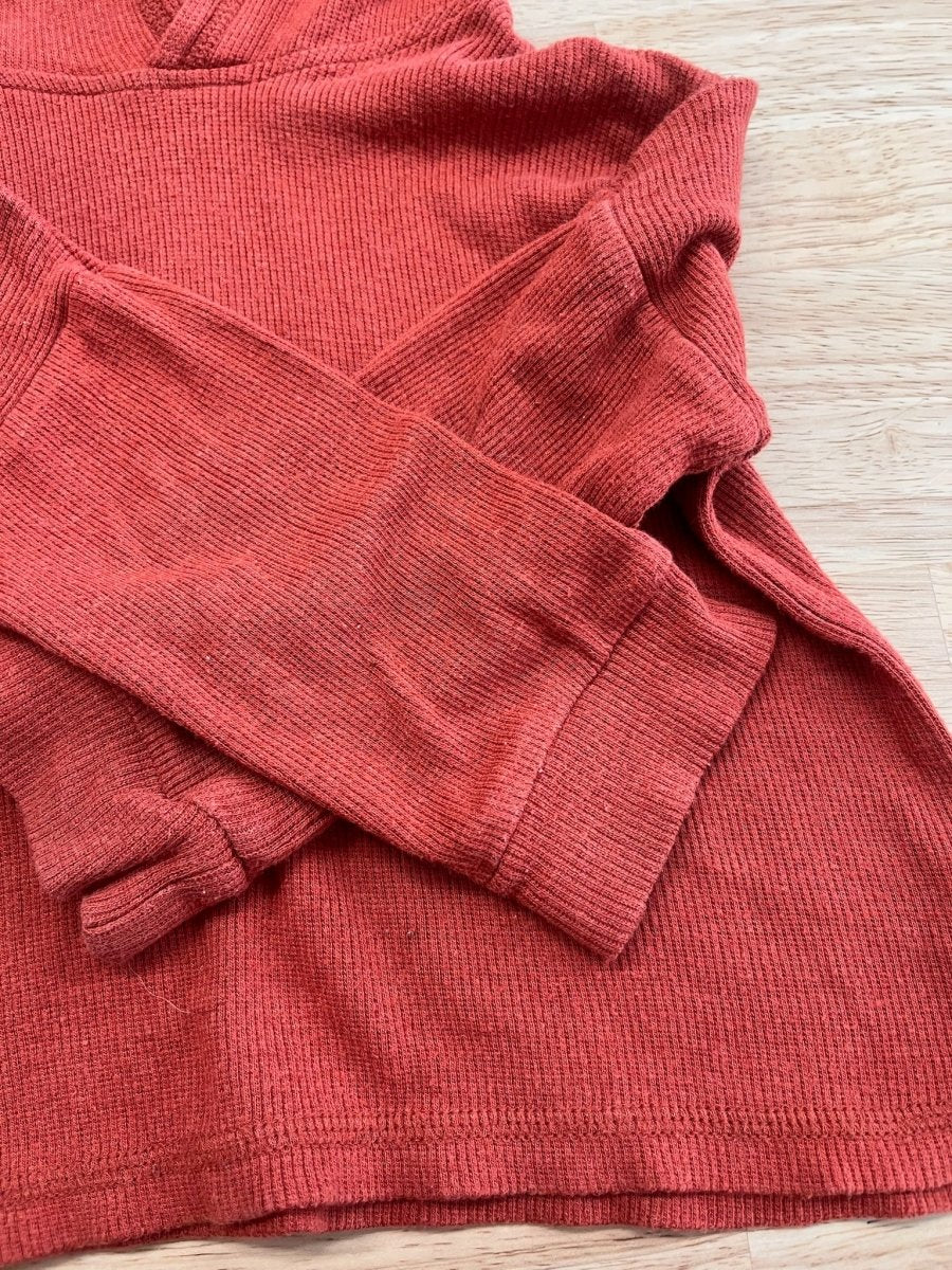 Haven Kids 12-18M PLAY Burnt Orange Ribbed Top - Nest and Sprout-Consignment