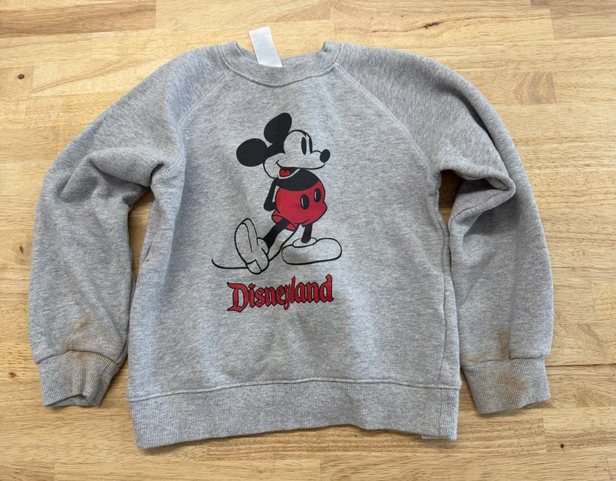 Disneyland Mickey Mouse Sweatshirt | 7 - 8Y - Nest and Sprout - Consignment