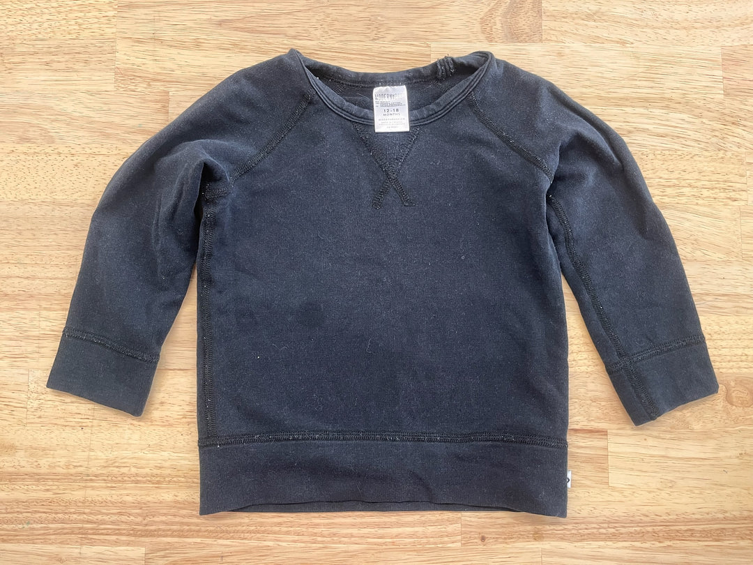 Modern Baby 12-18M Black Shirt