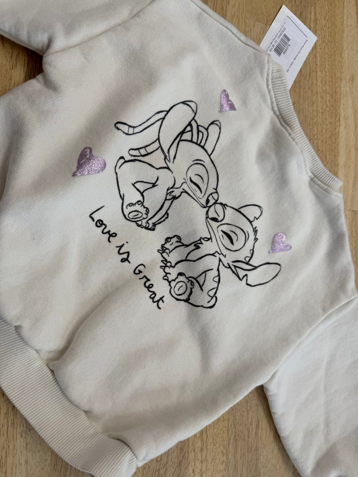 Zara Lilo & Stitch Sweatshirt Jogger Set | 3Y - Nest and Sprout - Consignment