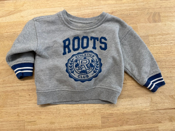 Roots Logo Sweatshirt Grey | 18 - 24M - Nest and Sprout - Consignment