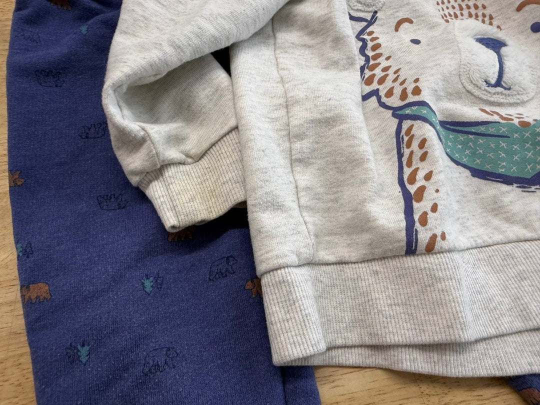 Carter’s Bear Outfit Grey Sweatpants | 2T - Nest and Sprout - Consignment