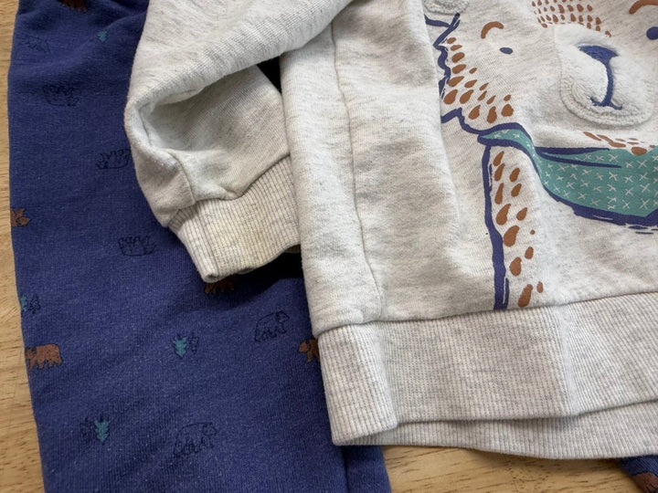 Carter’s Bear Outfit Grey Sweatpants | 2T - Nest and Sprout - Consignment