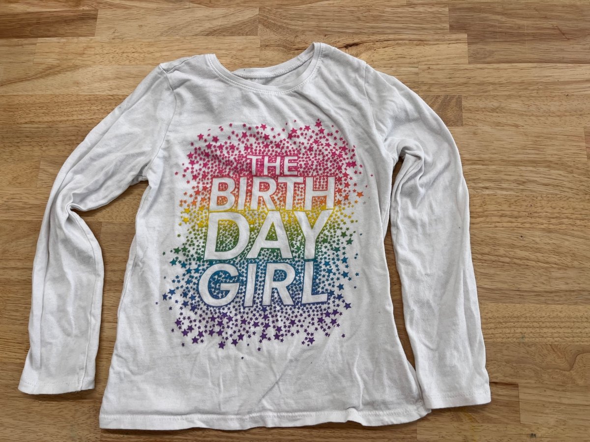 children's Place Medium "Birthday Girl" Shirt - Nest and Sprout - Consignment