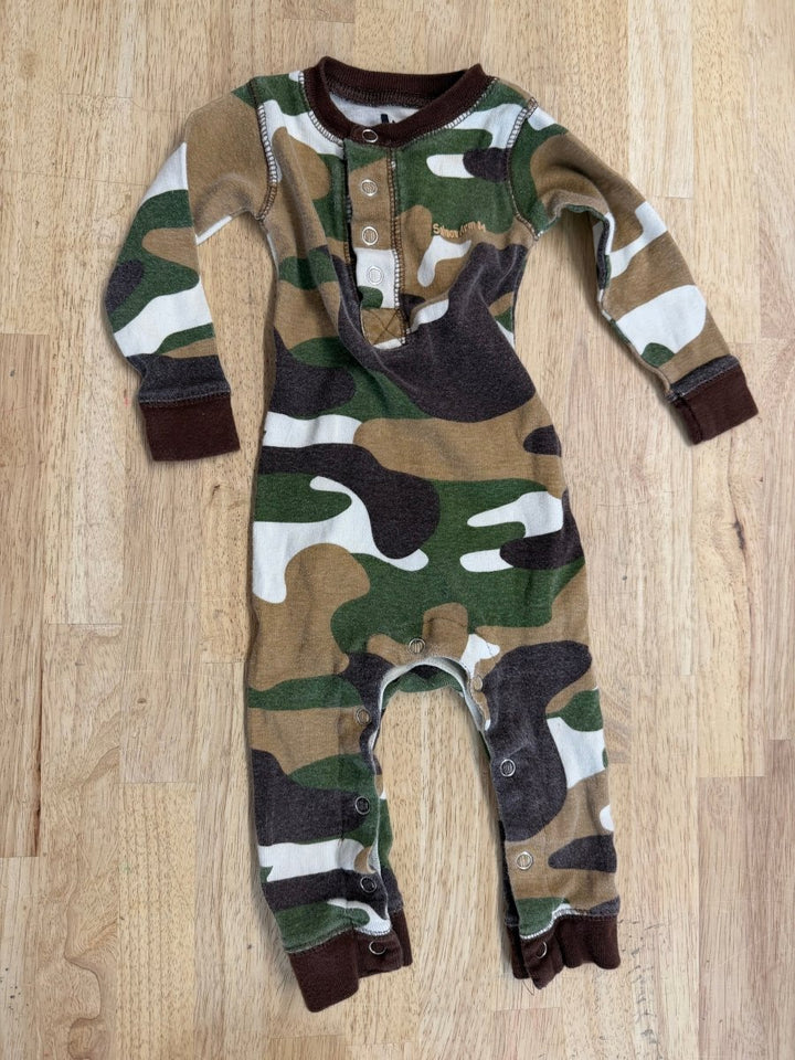 Lazy One Camo Romper Sleeve | 0 - 3M - Nest and Sprout - Consignment