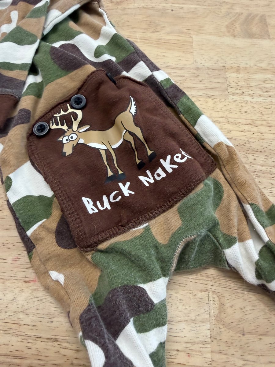 Lazy One Camo Romper Sleeve | 0 - 3M - Nest and Sprout - Consignment