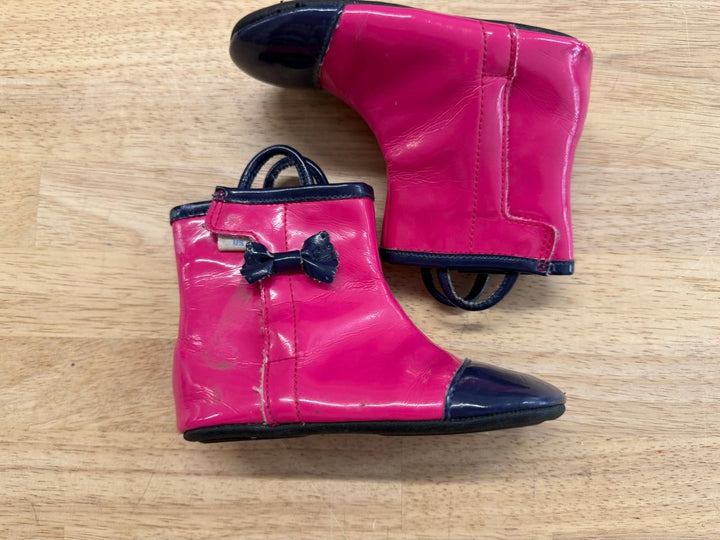 Robeez Soft Sole Booties Bright Pink | Size 5 - Nest and Sprout - Consignment