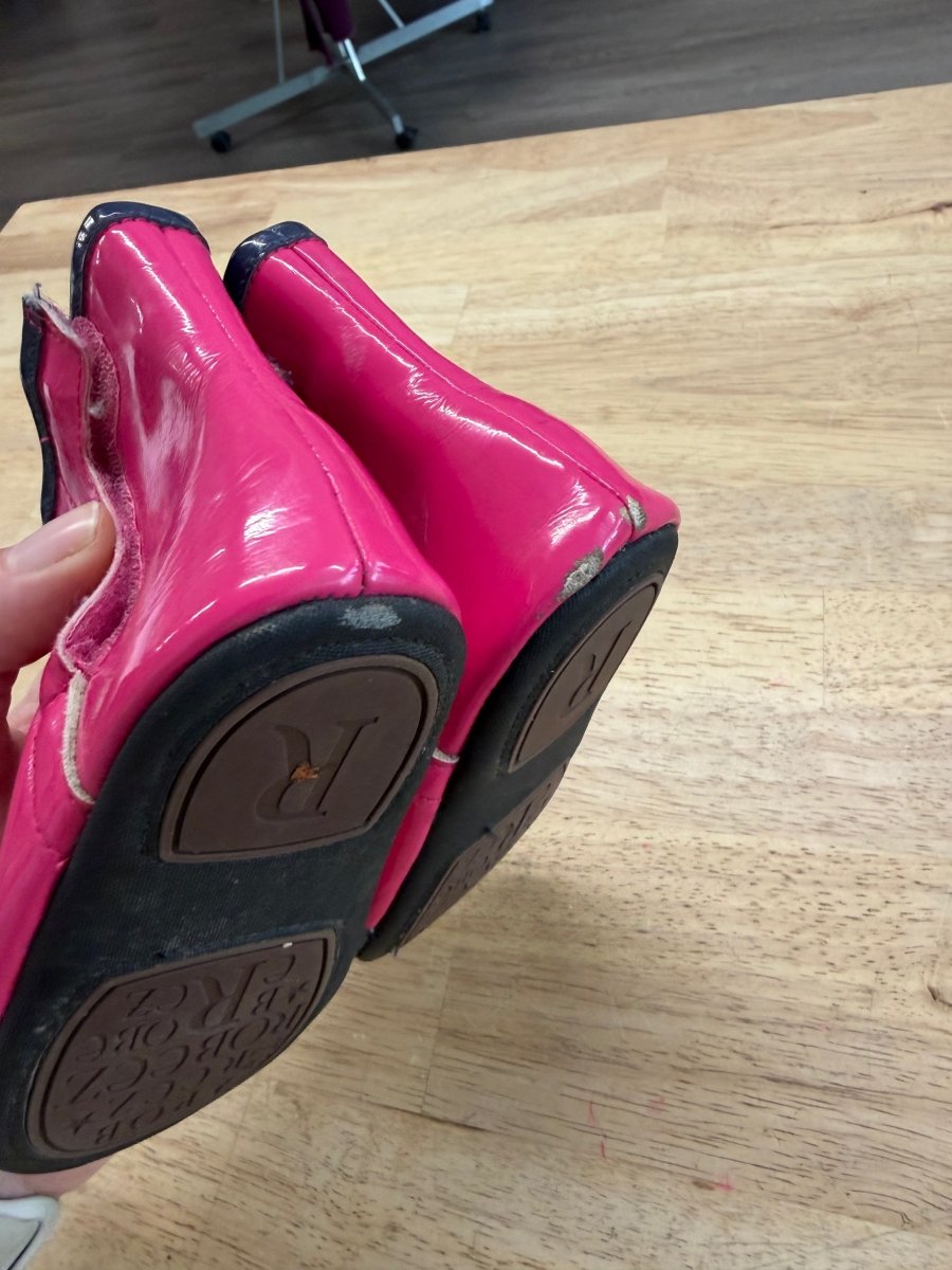 Robeez Soft Sole Booties Bright Pink | Size 5 - Nest and Sprout - Consignment
