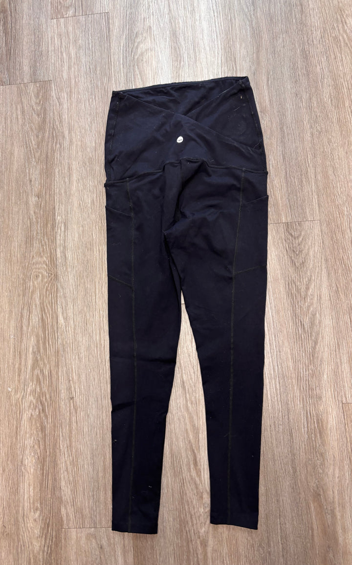 Entia Maternity Leggings – Black, Size Small