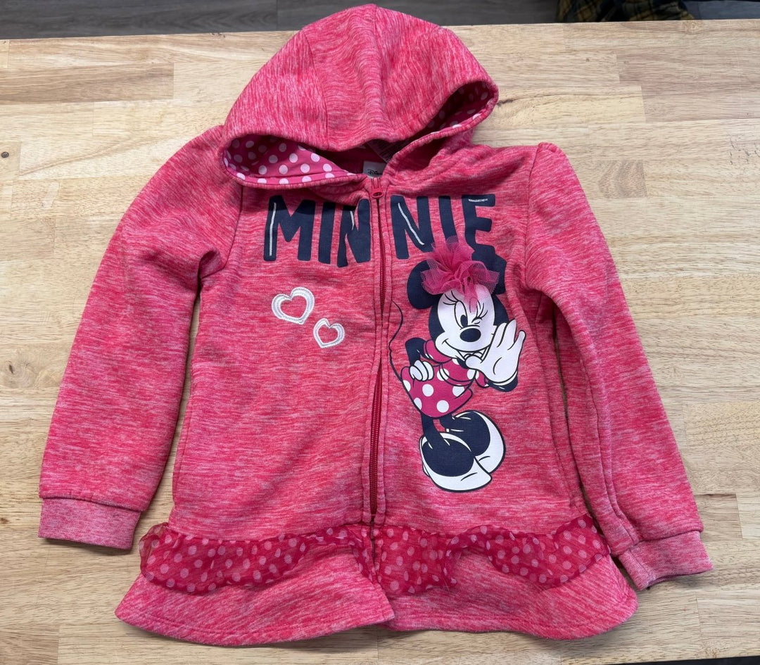 Disney Sweatshirt – Size 6 | Minnie Mouse Hot Pink - Nest and Sprout - Consignment