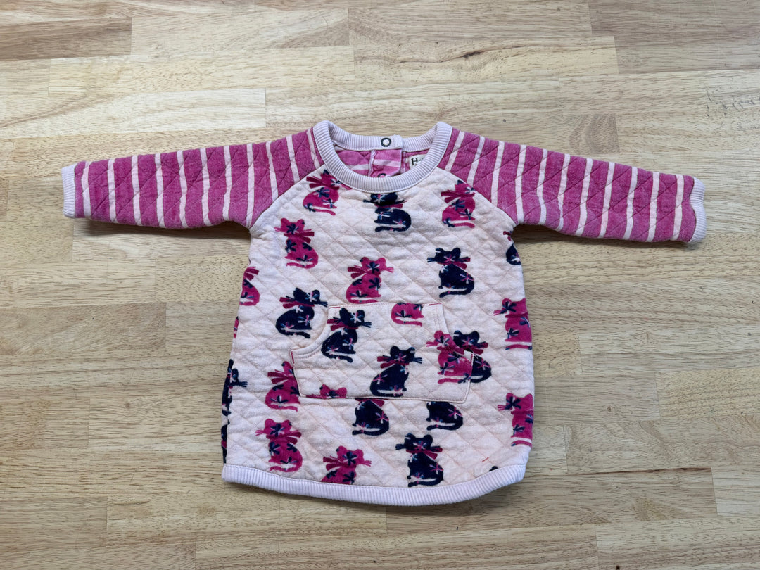 Hatley Quilted Top – 6–9M | Printed