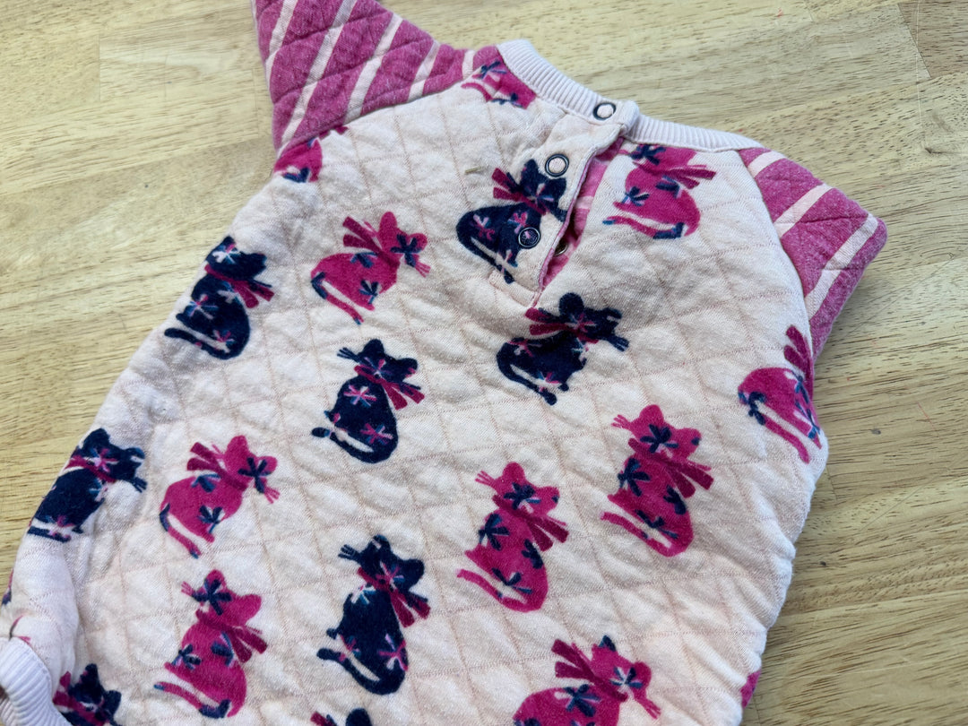 Hatley Quilted Top – 6–9M | Printed