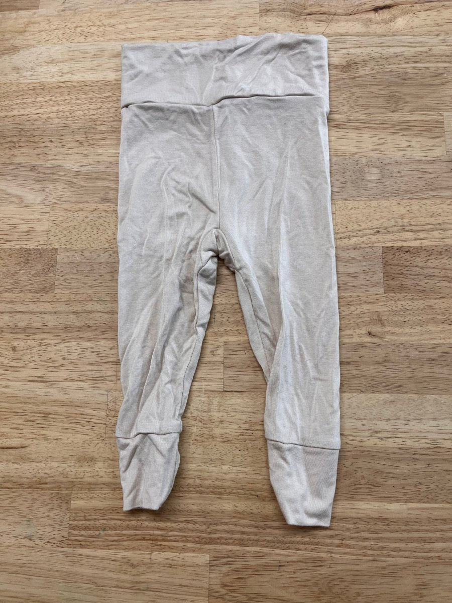 Bums and Roses 6 - 12M Cream Leggings - Nest and Sprout - Consignment