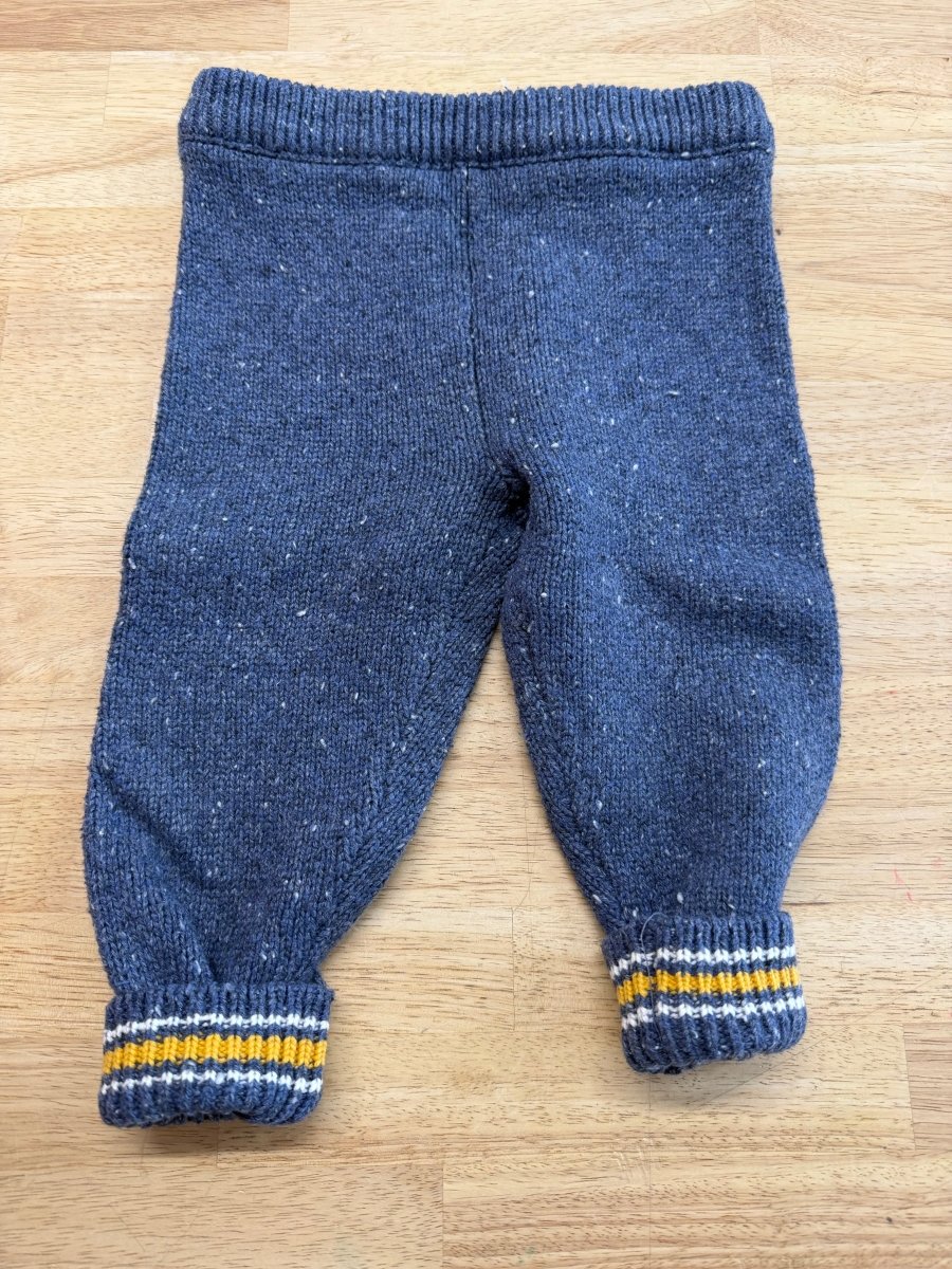 Joe Fresh Knit Pants – 12–18M | Blue Yellow Cuffs | NWOT - Nest and Sprout - Consignment