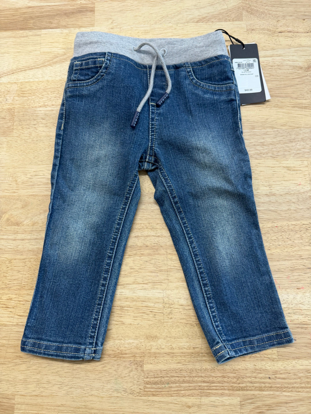 Guess Jeans – 12M | Soft Grey Elastic Waist | NWT