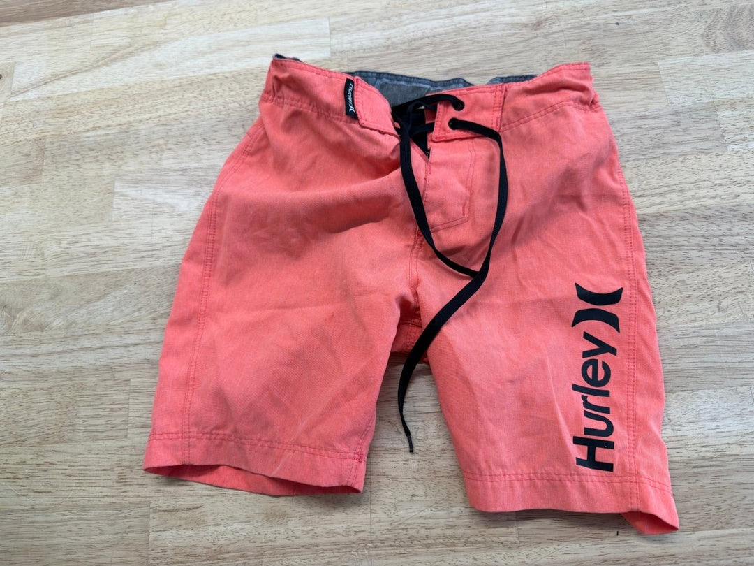 Hurley Board Shorts – 3–4Y | Orange - Nest and Sprout - Consignment