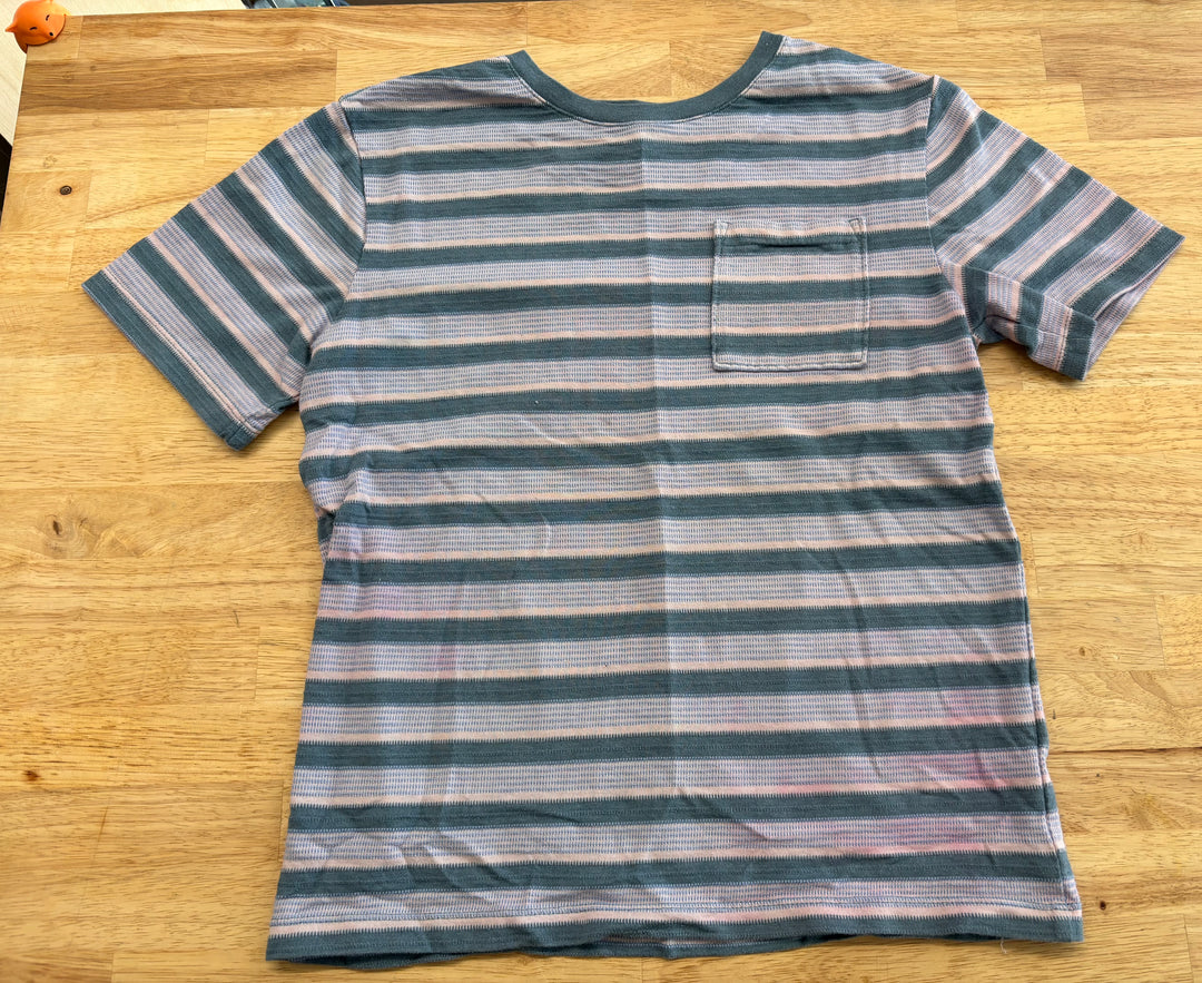 Old Navy Stripe Tee – Size 10-12 Pink & Navy