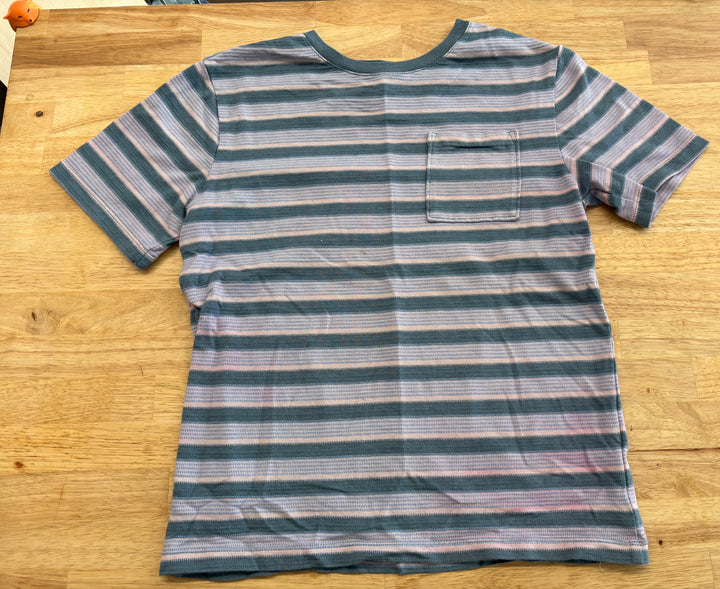 Old Navy Stripe Tee – Size 10-12 Pink & Navy