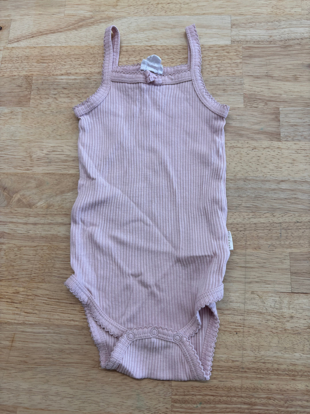 Jamie Kay Ribbed Bodysuit – Size 6-12M Light Pink
